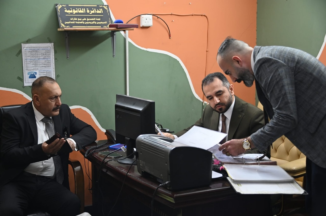 The head of the Christian Yazidi and Mandaean Endowment Bureau inspects the committee for certifying Christian properties and emphasizes speeding up the procedures to ensure their rights.  