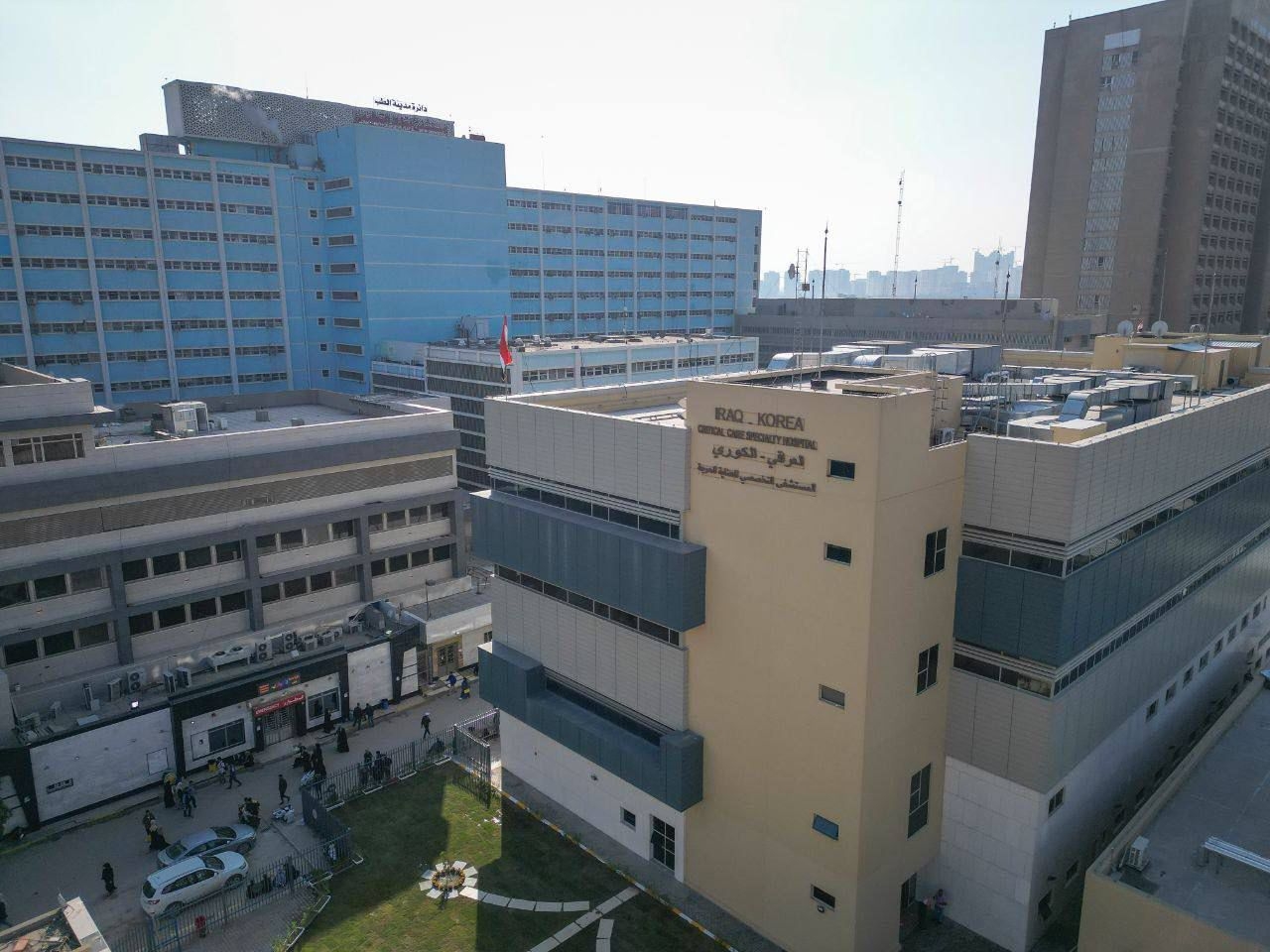 Prime Minister Mr. Mohammed Shia Al-Sudani inaugurates the Iraqi-Korean Specialized Hospital for Critical Care (Intensive Care) in the Medical City in Baghdad.