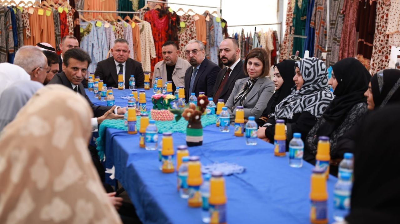 Accompanied by a delegation from the United Nations...   The Minister of Migration conducts an inspection visit to the Al-Jadaa Psychological Rehabilitation Center in Nineveh.