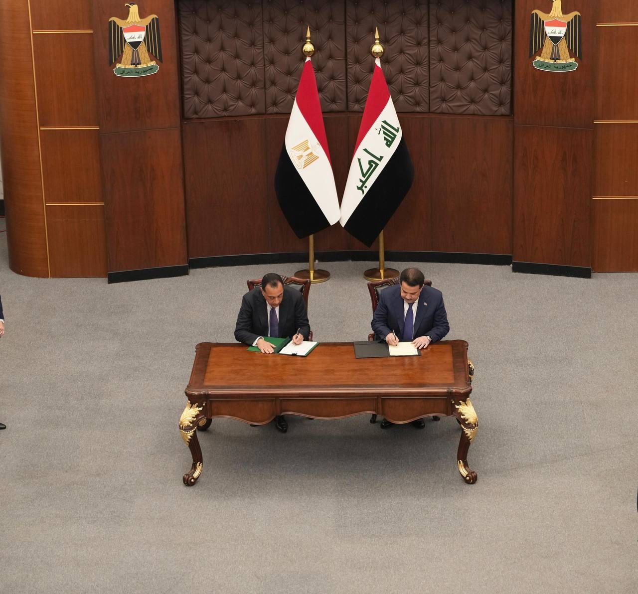 Iraq and Egypt Sign 12 Multisectoral Memorandums of Understanding.