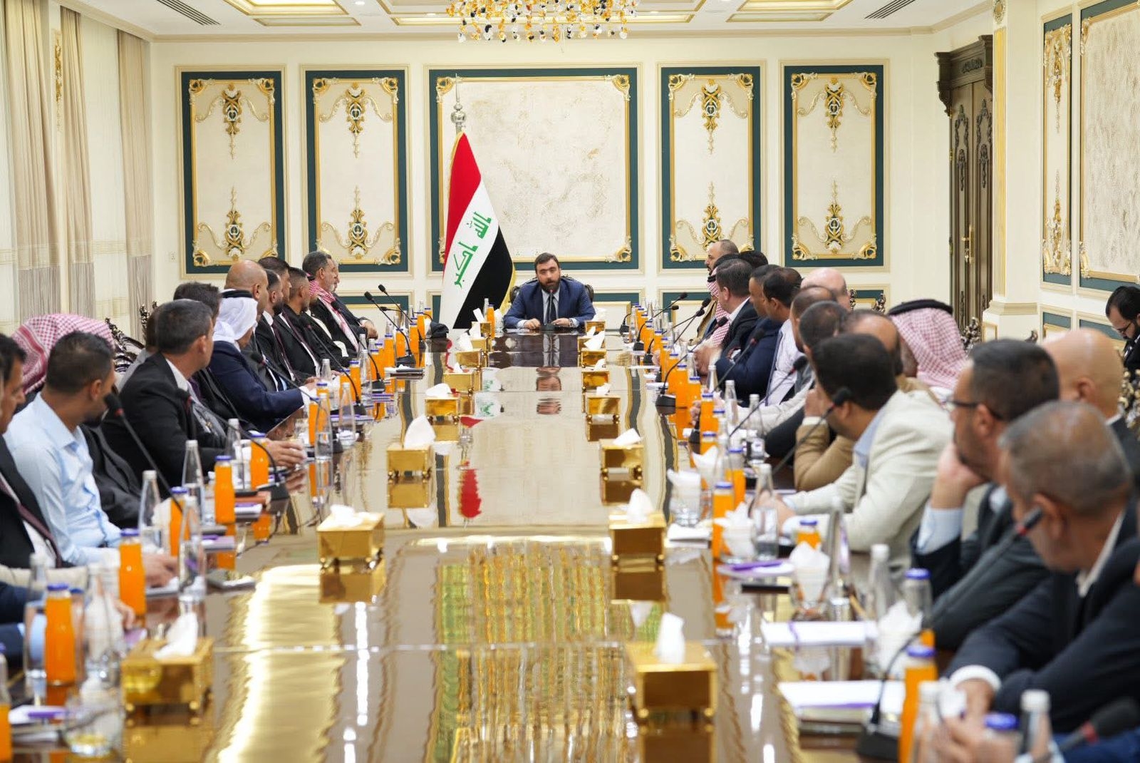 Mr. Rayan Al-Kildani Receives National Identity Party Candidates in Nineveh.