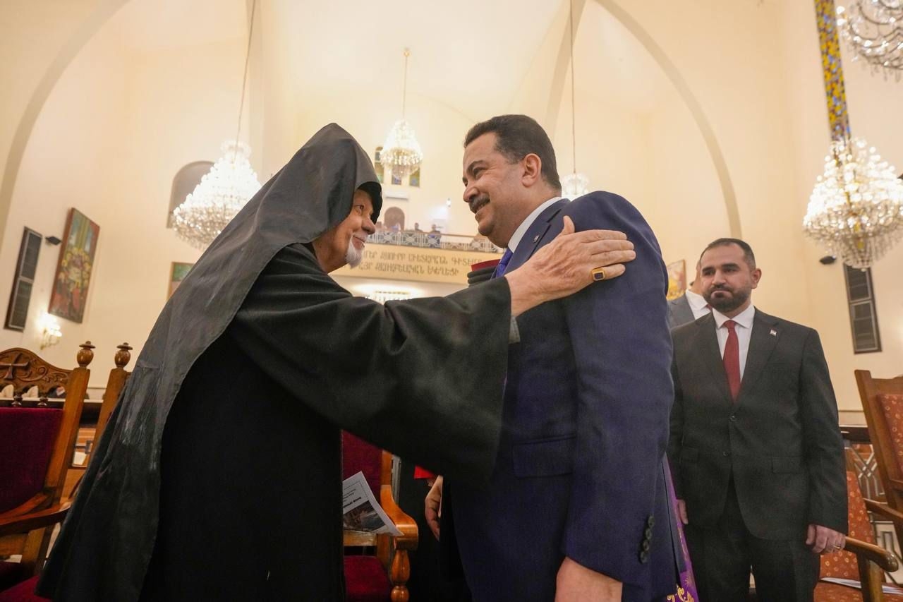 In the presence of Dr. Rami Joseph Agajan Head of the Endowment Office for Christian- Yazidi- and Mandaean Religions.. Prime Minister Al-Sudani inaugurated the Saint Krikor Armenian Orthodox Church in central Baghdad after its restoration.